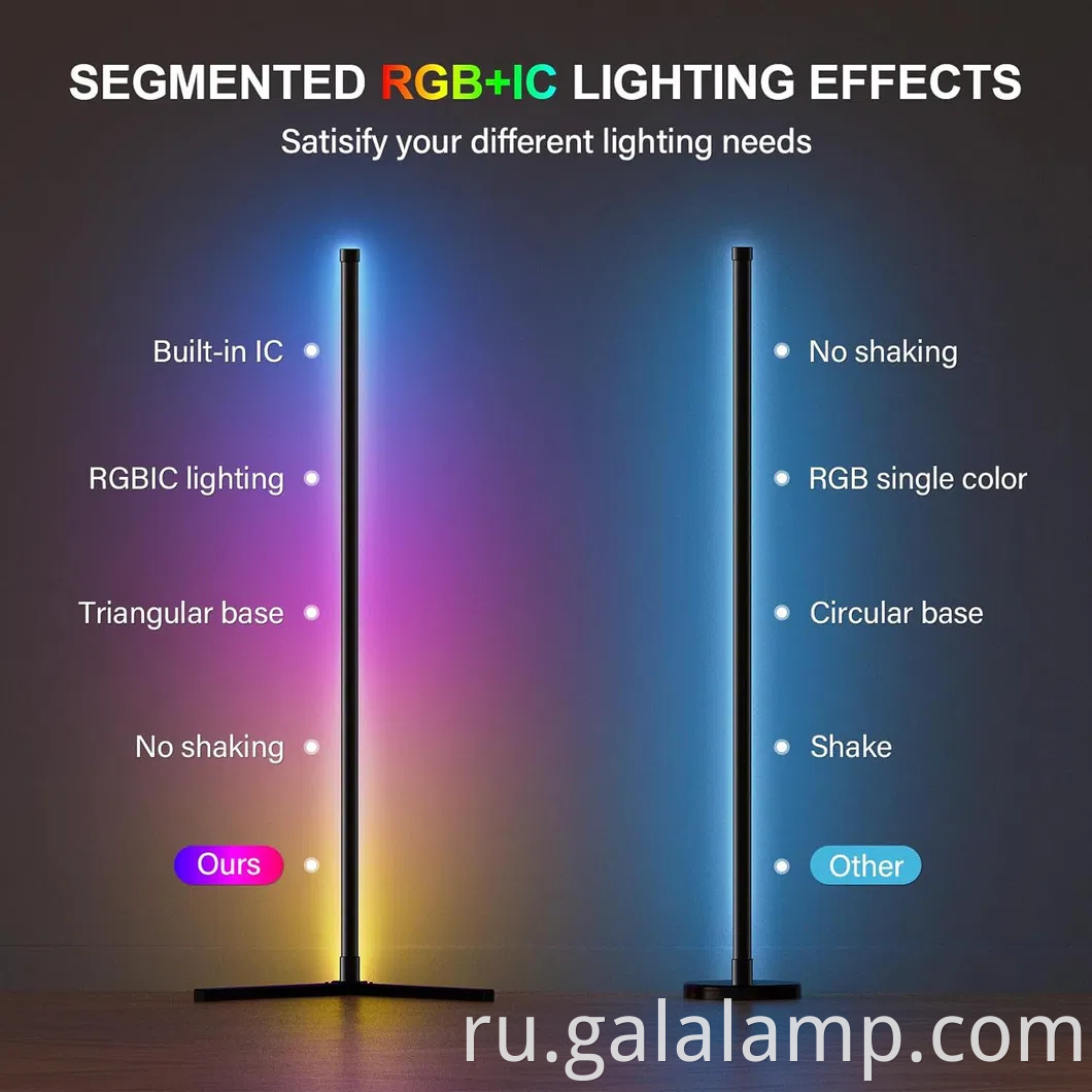 RGB Красочный умный тормоз с Bluetooth и управлением Wi -Fi